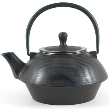 43oz SUSTEAS Tetsubin Cast Iron Teapot with Stainless Steel Infuser Japanese tea pot kettle